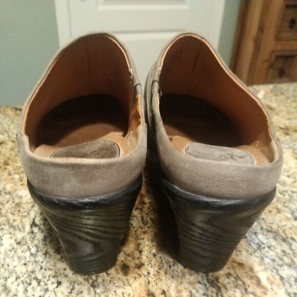 Kravings by KLOG Blondie Brown Leather Clogs Women's 8 UK 6 EU 39 - Picture 11 of 12